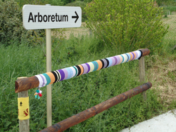 L'entrée de l'arborétum
au temps de C&T